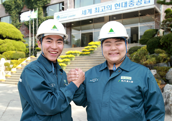 ‘금메달 형제’, 現代重에서 함께 꿈 키운다!