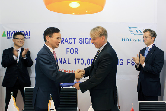 LNG FSRU 1척 2.7억불 수주